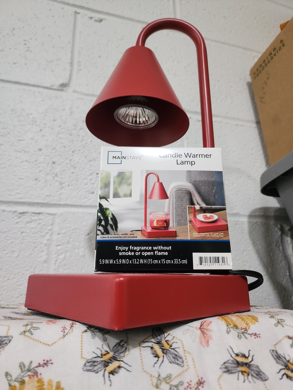 Mainstays Red Candle Warmer Lamp - Picture 2 of 3